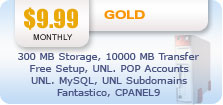 Gold Hosting Plan